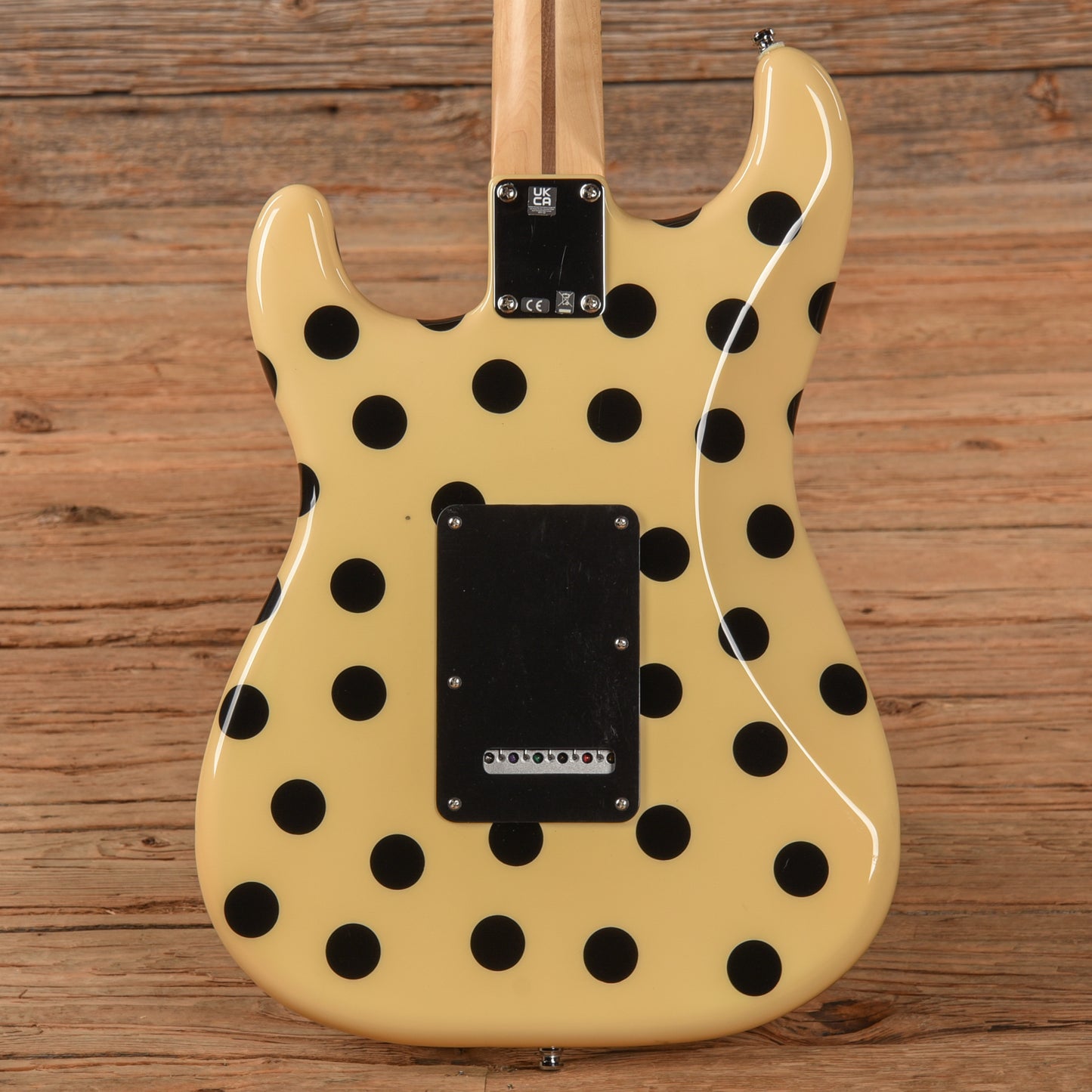 Fender Buddy Guy Signature Stratocaster (Signed) White with Black Polka Dots 2023