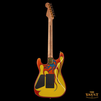 Charvel San Dimas S-Style Grover Jackson Custom Paint Job by Dan Lawrence 1980s