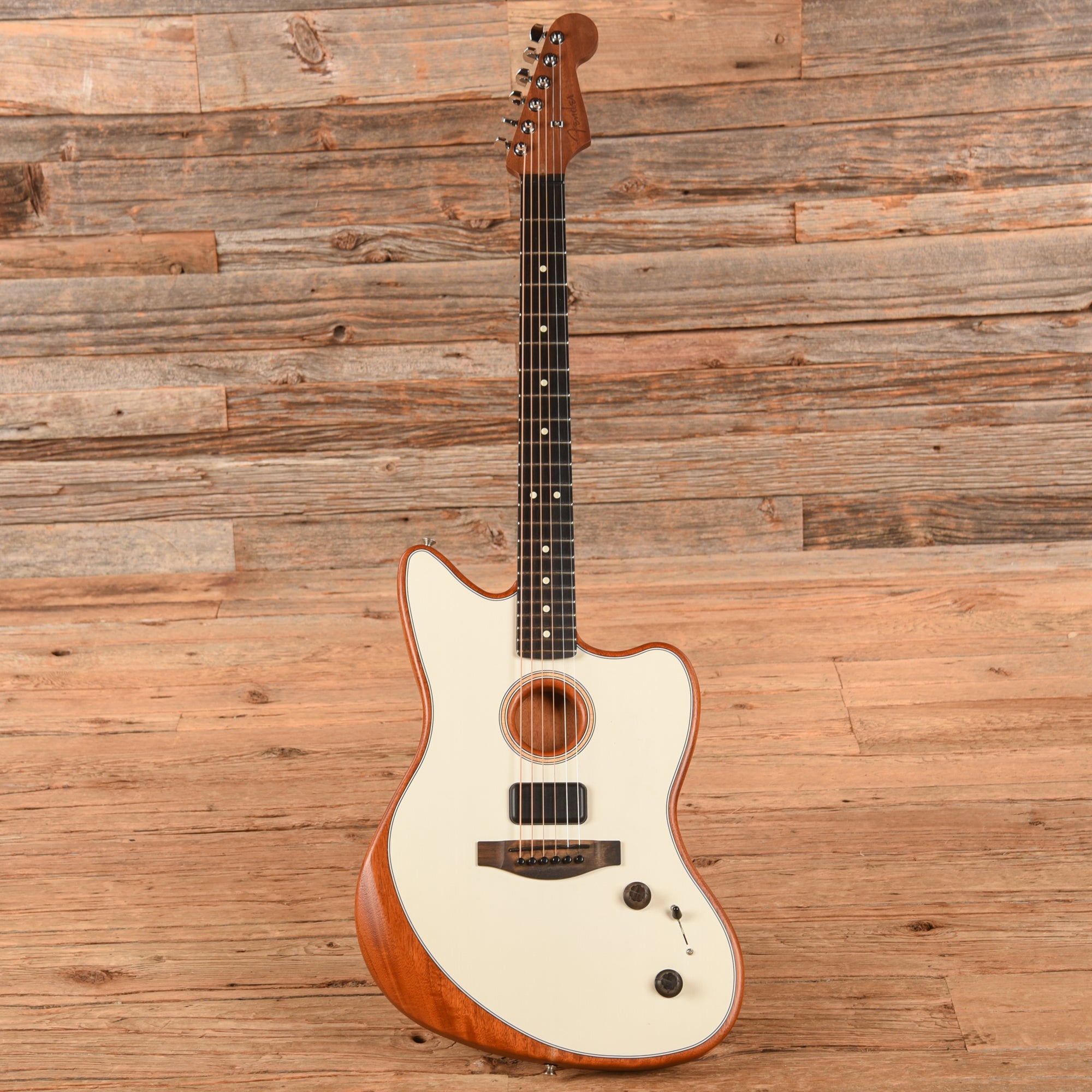 Fender American Acoustasonic Jazzmaster Olympic White 2021