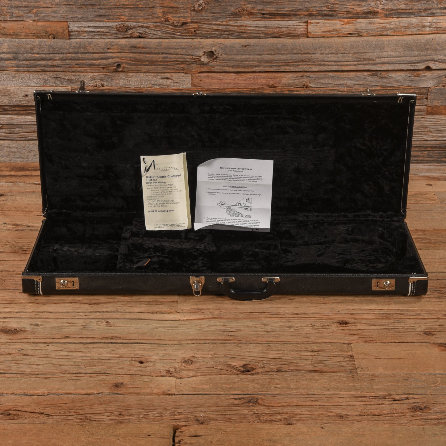 Tom Anderson Hollow T Classic Contoured Black 2013