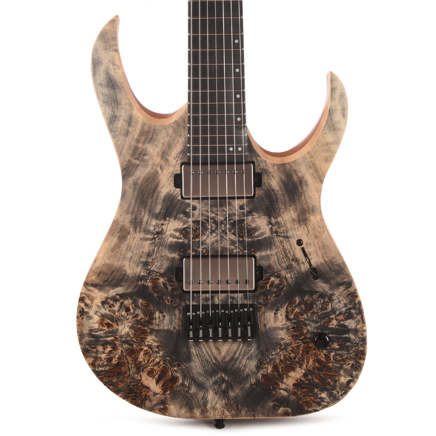 Mayones Duvell Elite 7 3A Eye Poplar/Mahogany Trans Graphite