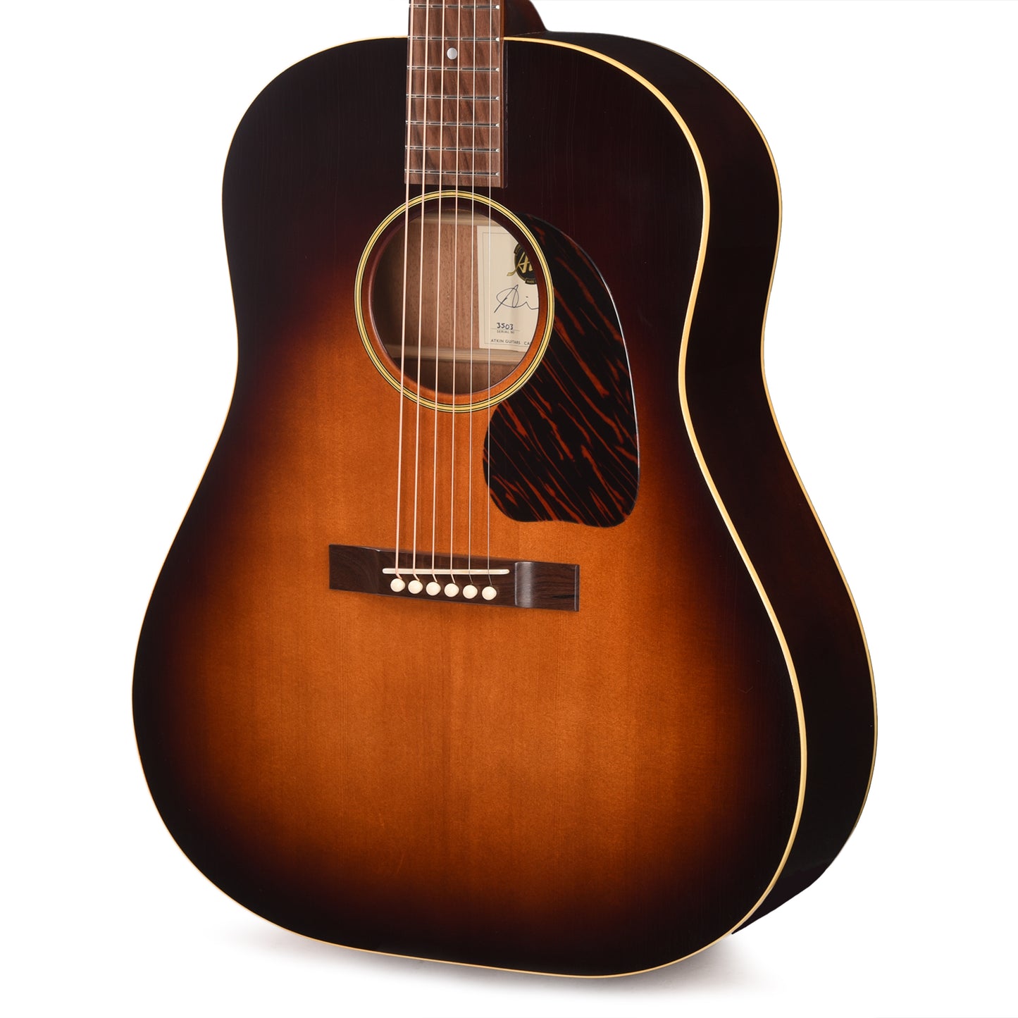 Atkin The Forty Three Baked Sitka/Mahogany Aged Sunburst