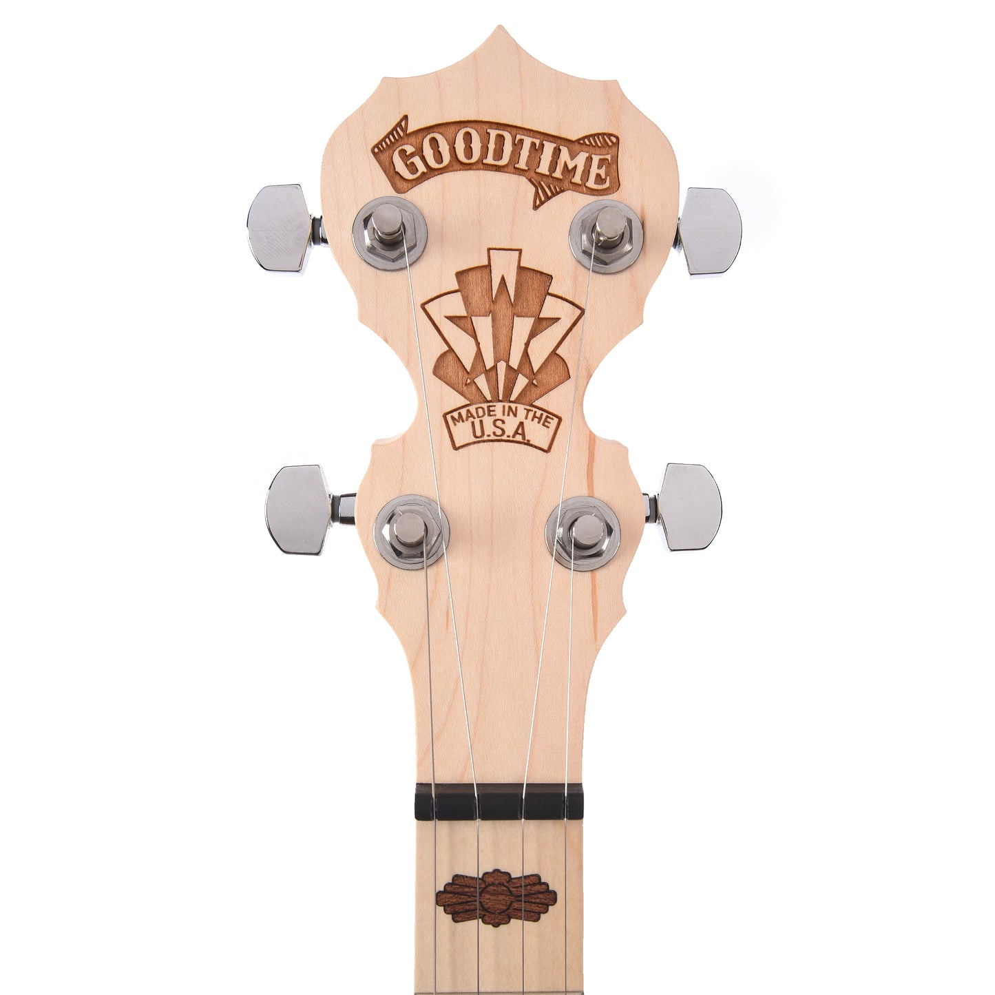 Deering Goodtime Two 5-String Banjo with Resonator Blonde