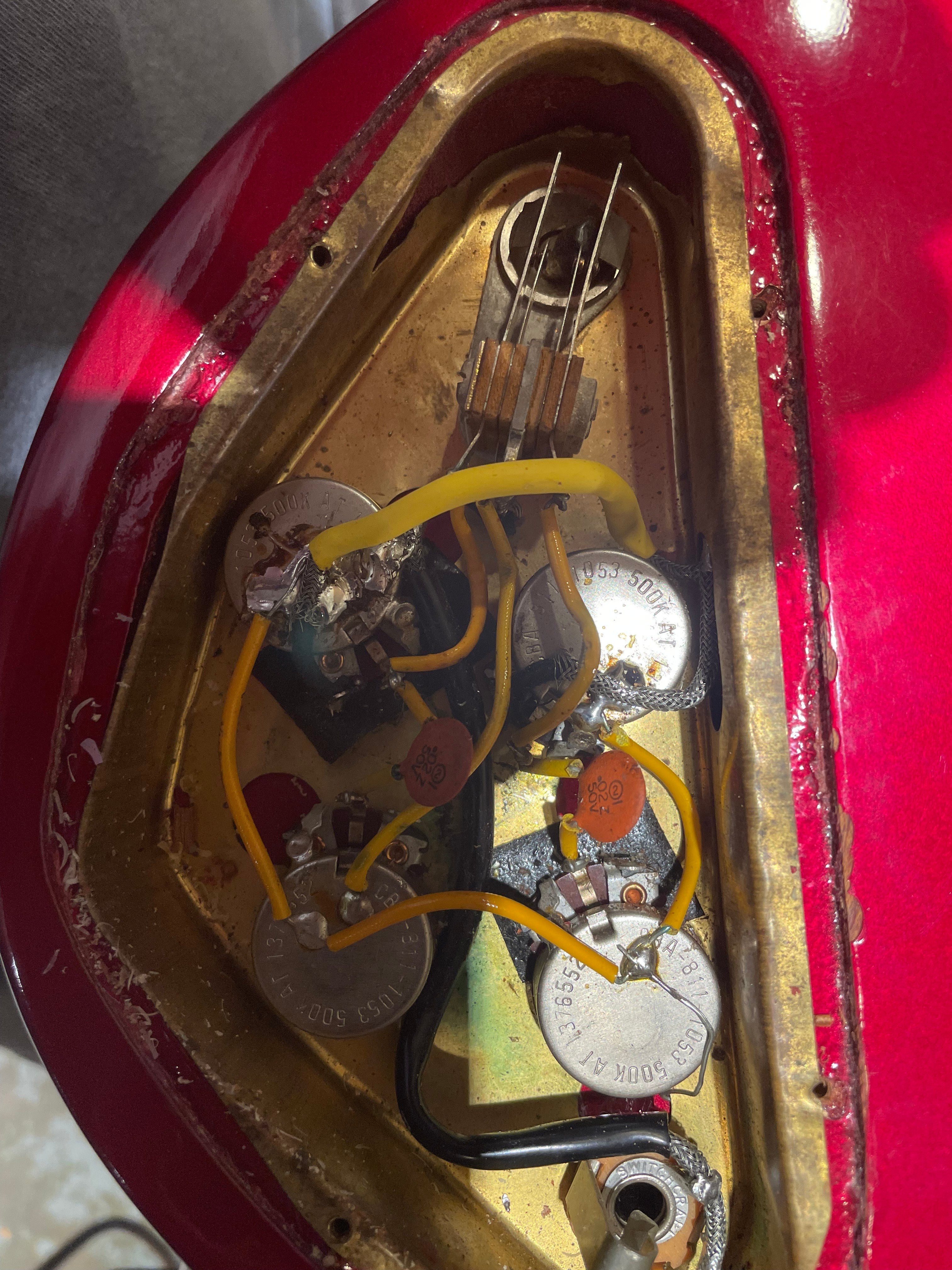 Gibson SG Standard Metallic Red Refin 1966