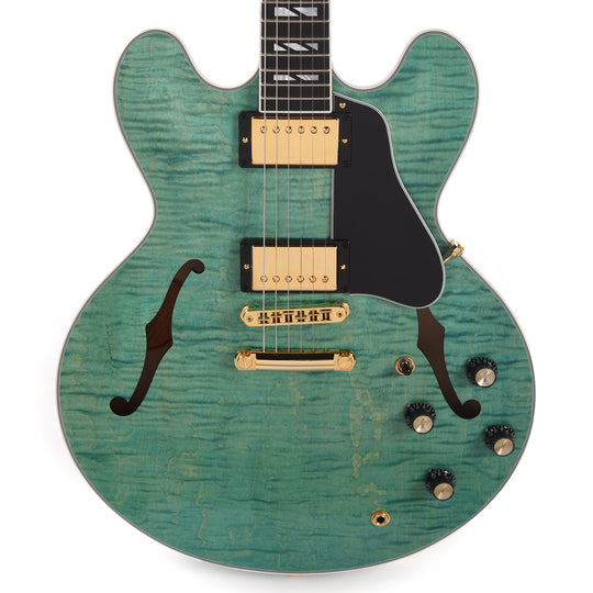 Gibson Modern ES Supreme AAA Maple Seafoam Green