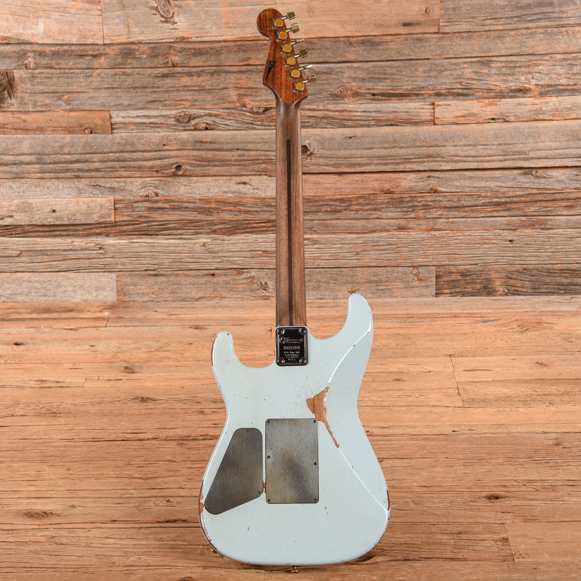 Charvel Custom Shop Music Nitro Aged Koa San Dimas Masterbuilt Pat Campolattano Sonic Blue 2024