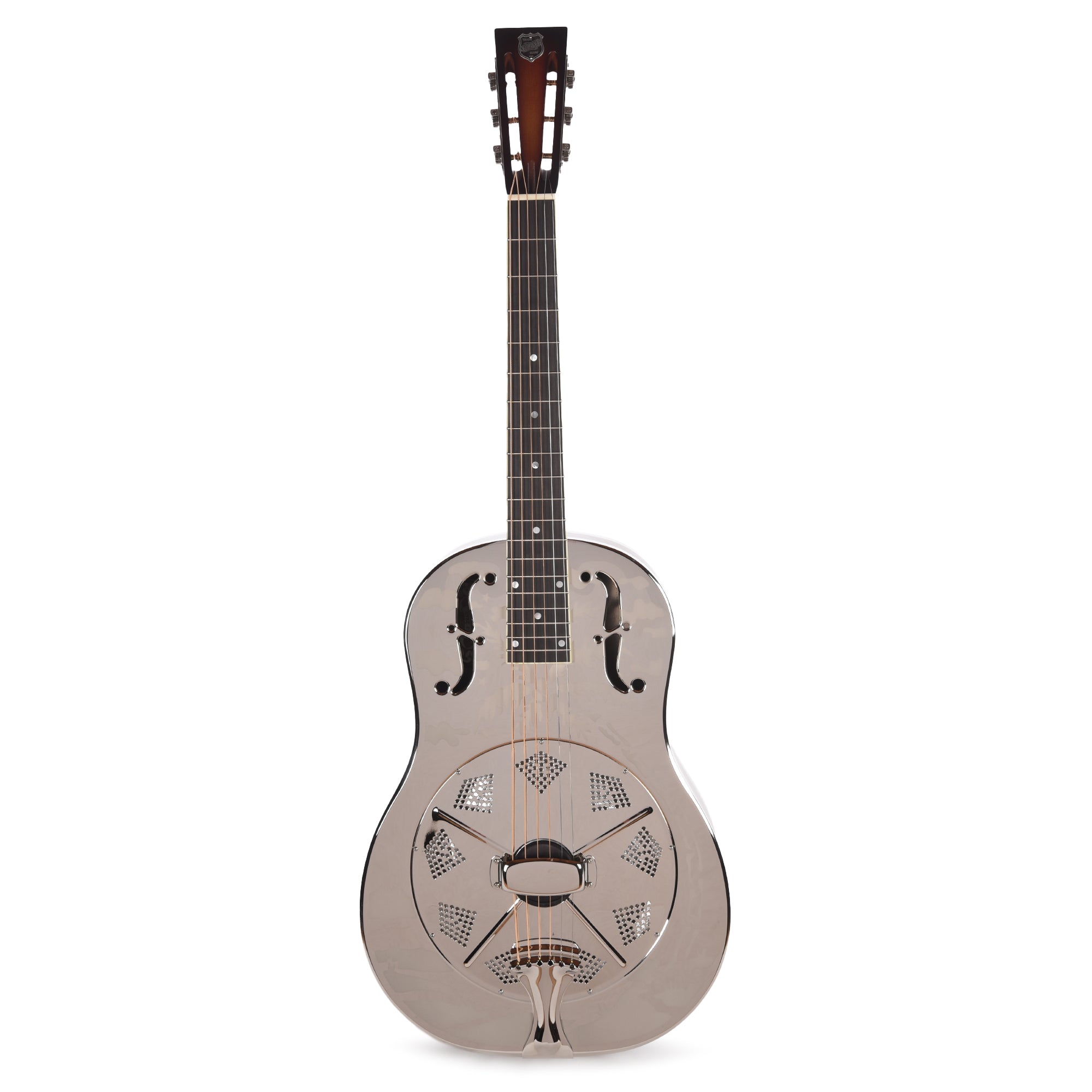 National Style O Single Cone Brass Bright Nickel 12-Fret