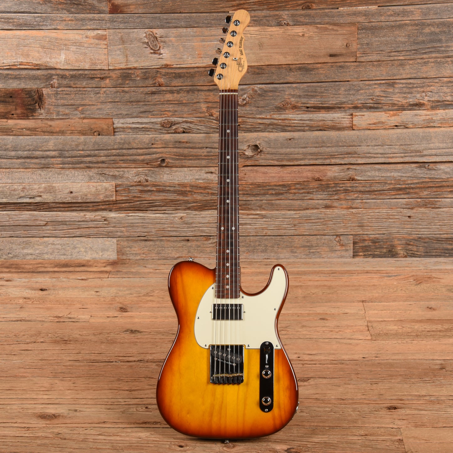 G&L Fullerton Deluxe ASAT Classic Bluesboy Sunburst 2021