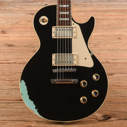 Gibson Custom Painted Over Series '60 Les Paul Standard Reissue Ebony Over Kerry Green 2016