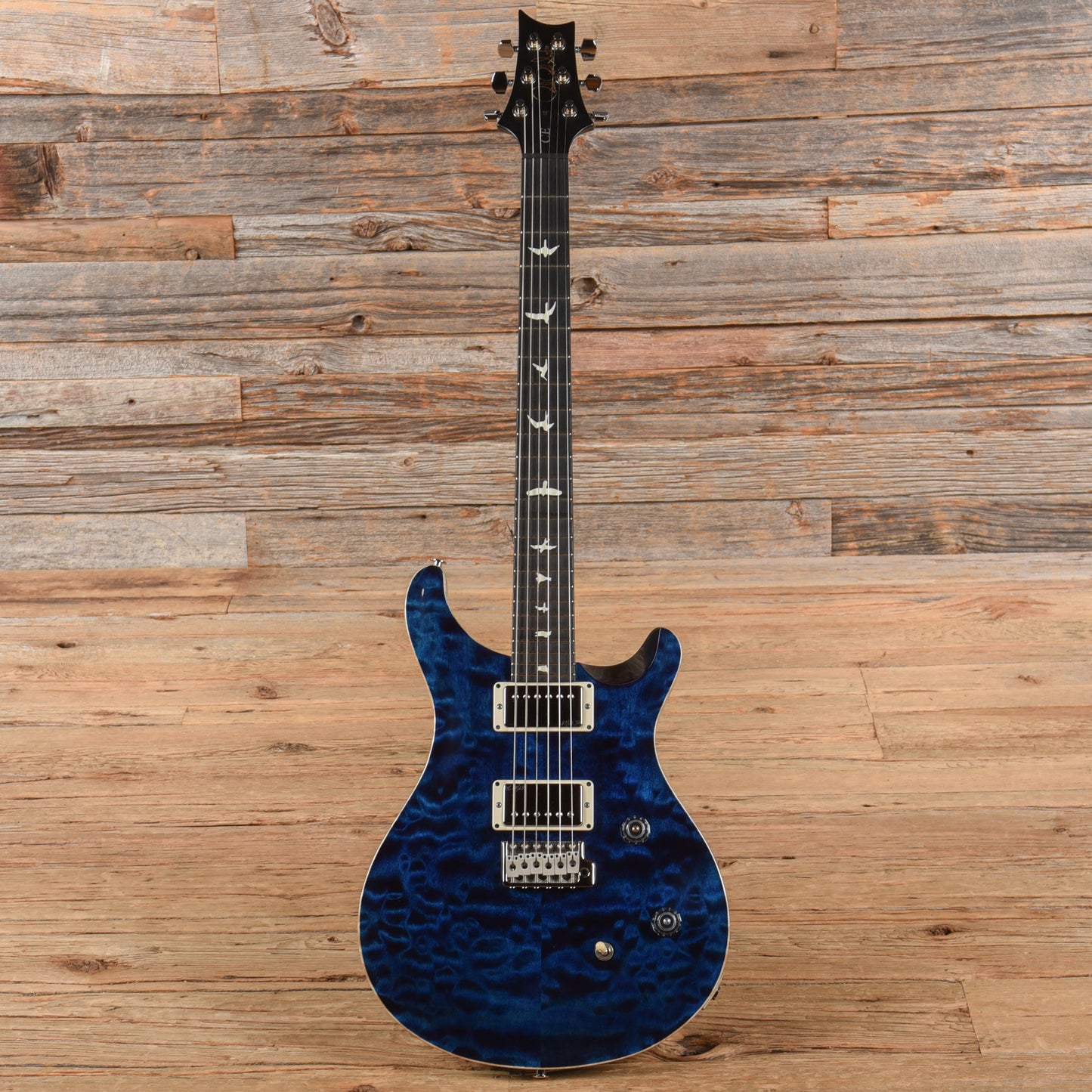 PRS Limited Edition CE 24 w/Wood Library Top Whale Blue 2023