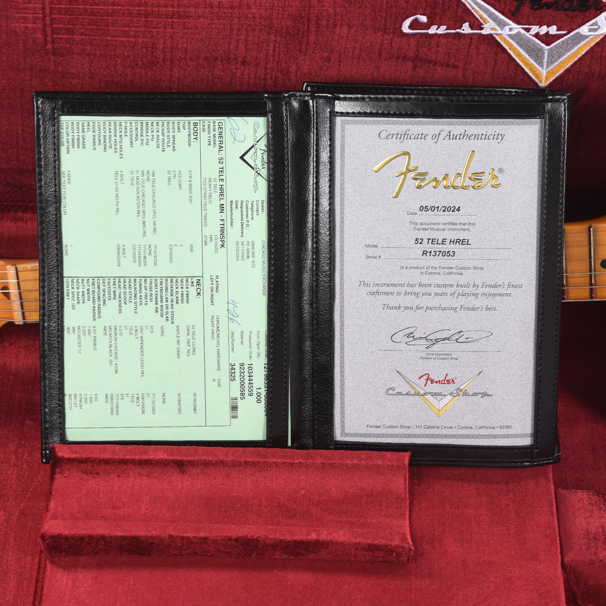 Fender Custom Shop 1952 Telecaster 