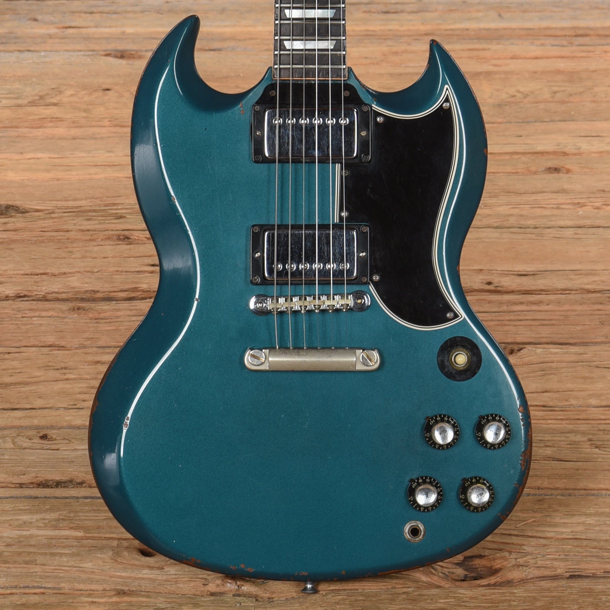 Gibson SG Standard 美品です。 Gibson SG Standard Ocean Turquoise 1964 – Chicago Music Exchange