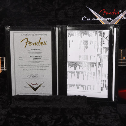 Fender Custom Shop '60s Gold Leaf Competition Stratocaster NOS Candy Apple Red Apprentice Built by Dan Gonzalez