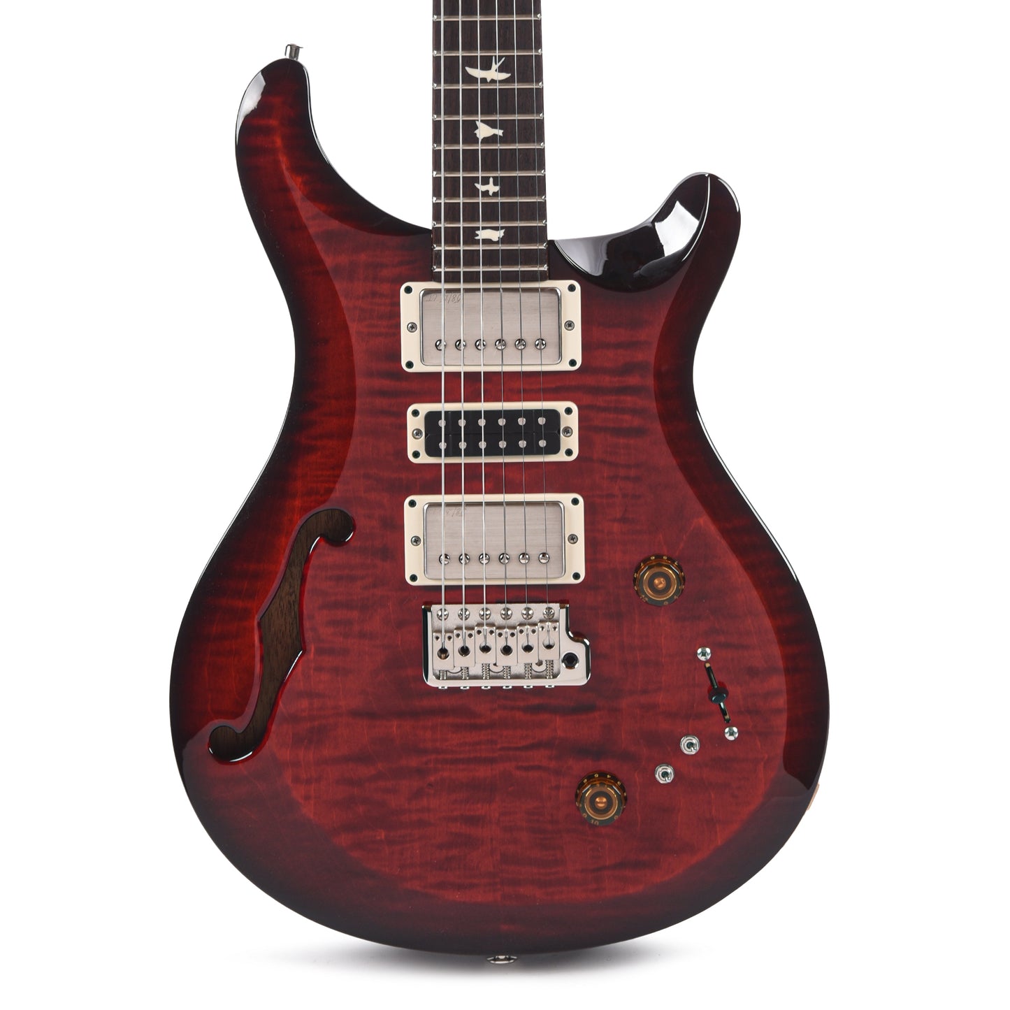 PRS S2 Special Semi-Hollow Fire Red Burst