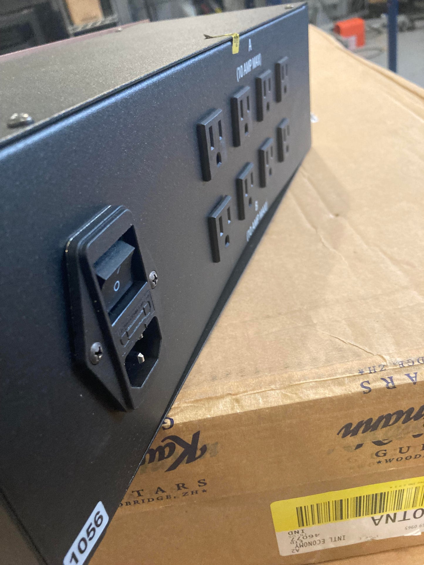 AmpRx PowerStation 2400 Dual Tube Amplifier Input Voltage Attenuator Rackmount