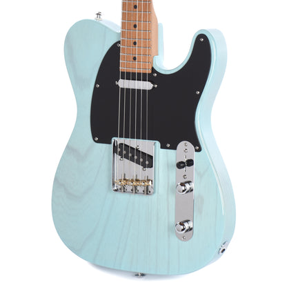 Suhr Custom Classic T Swamp Ash Trans Daphne Blue w/Roasted Maple Neck