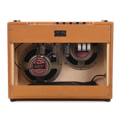 Benson Bellringer 35w 2x12 Combo Amp Tweed w/ Oxblood Grill