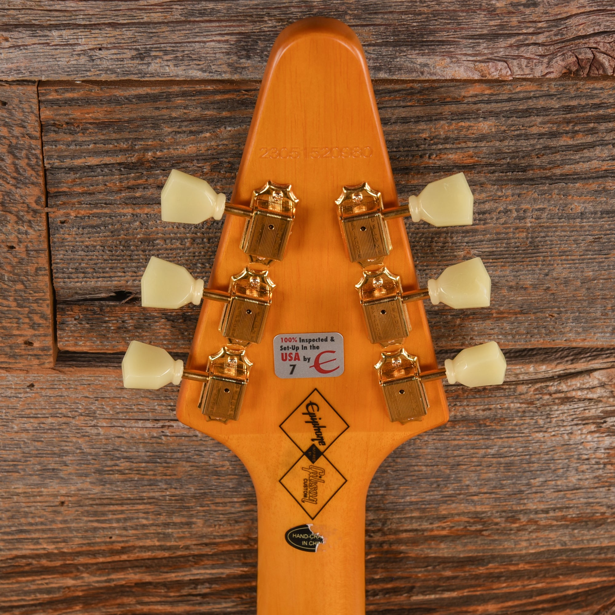 Epiphone Limited Edition '58 Korina Flying V Reissue Natural 2023