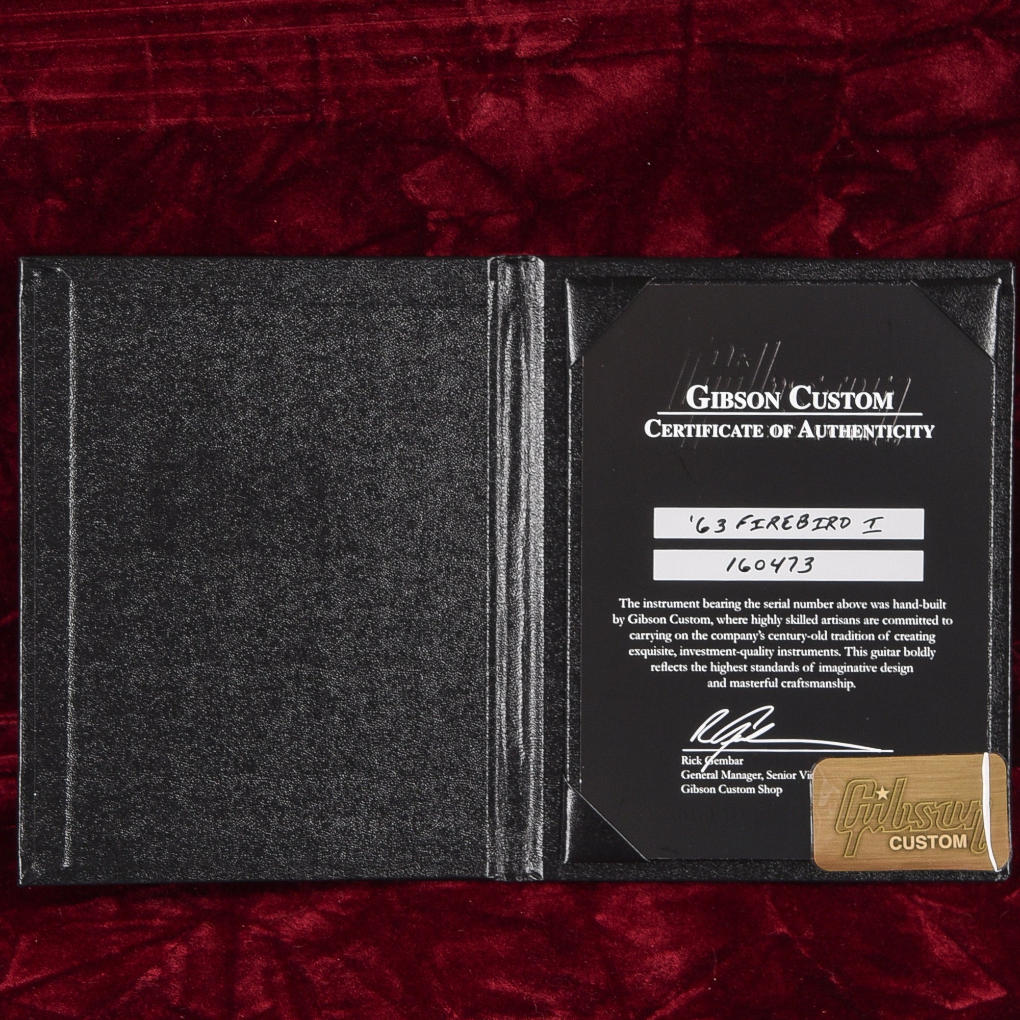 Gibson Custom 63 Firebird I Reissue Sunburst 2016