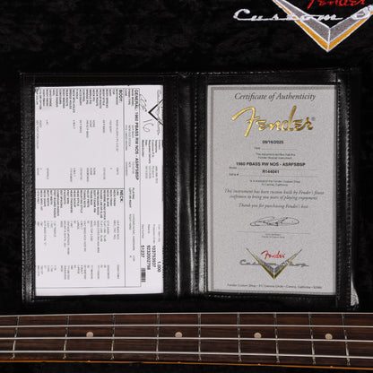 Fender Custom Shop 1960 Precision Bass NOS Aged Surf Burst Sparkle