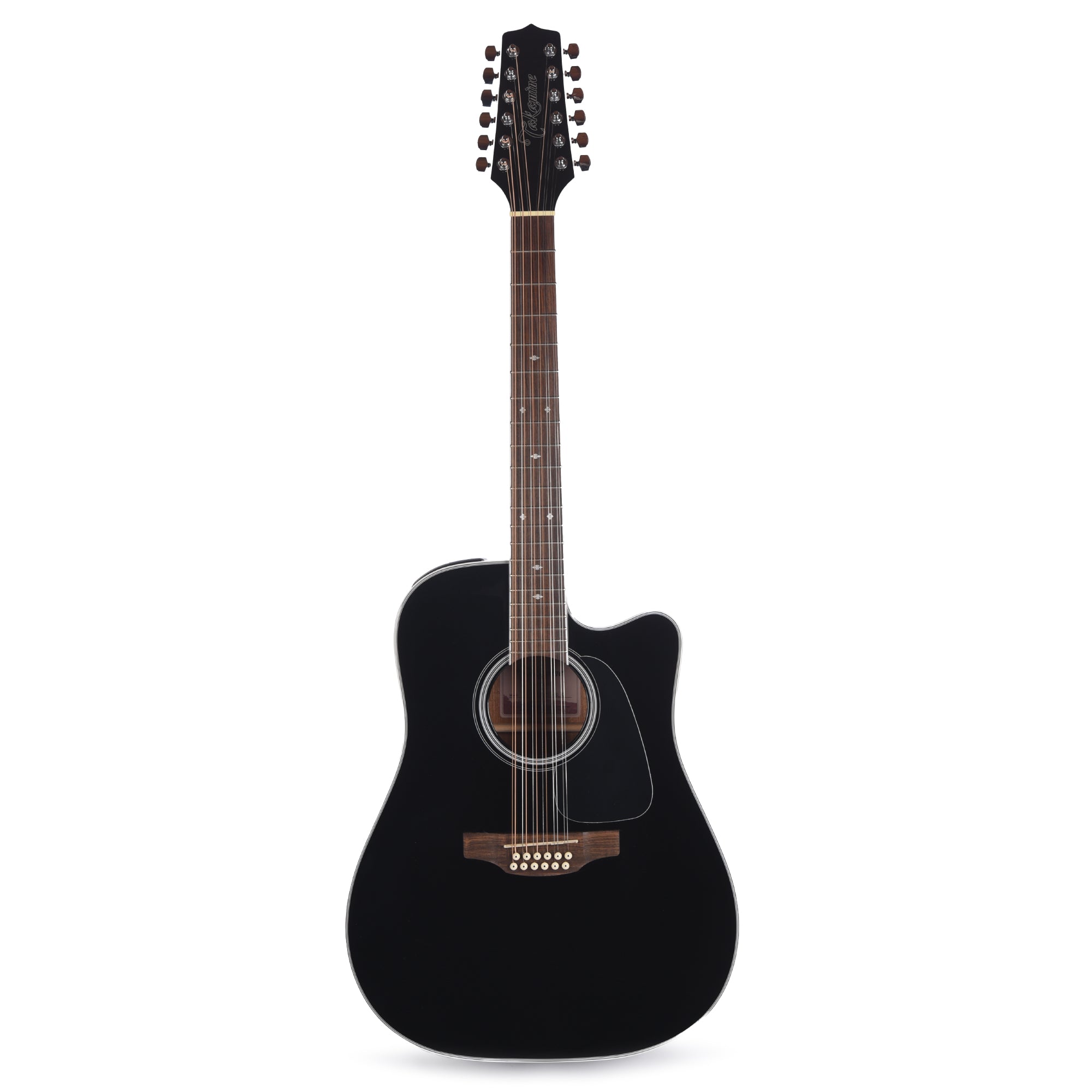 Takamine GD38CE 12-String Acoustic Electric Guitar Black