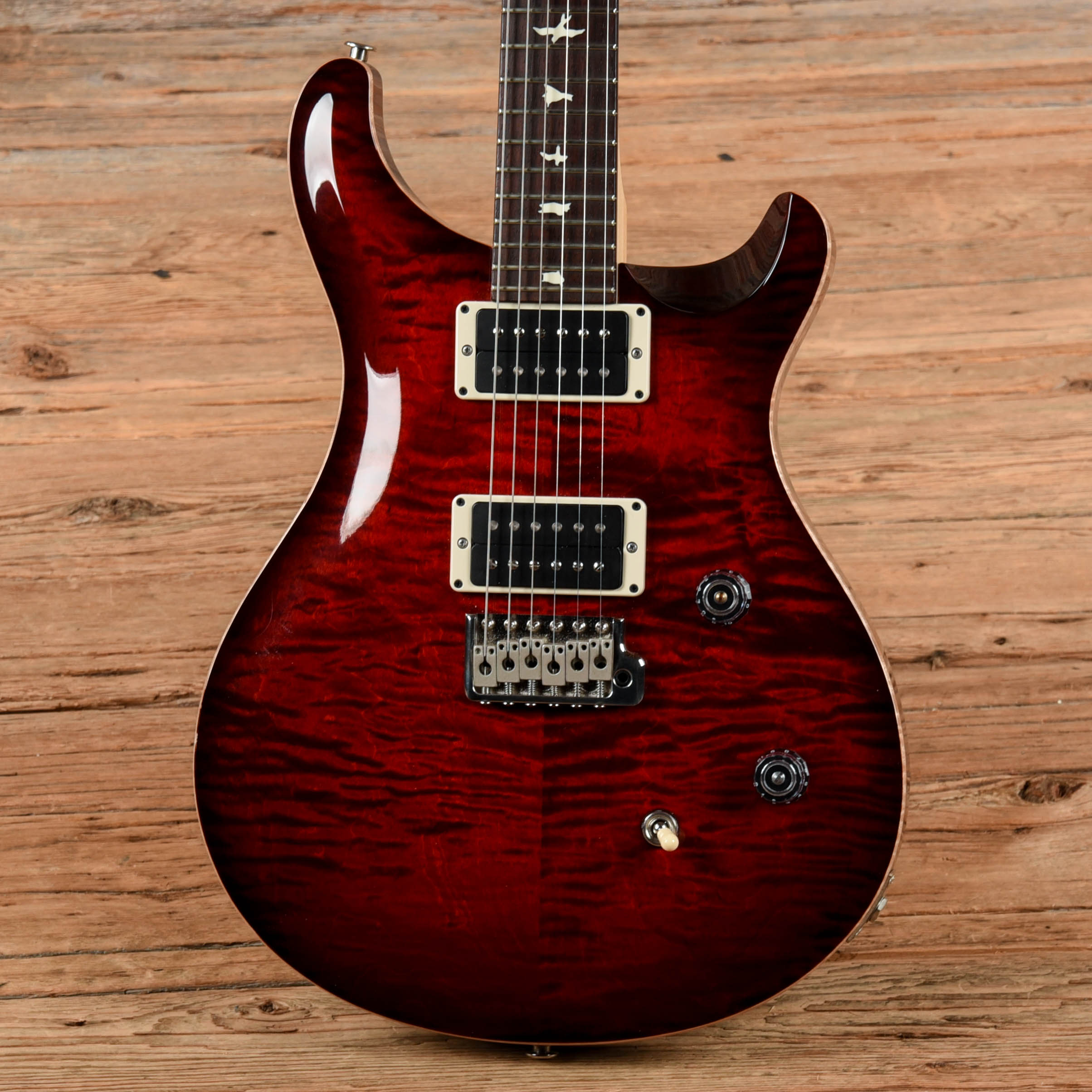 PRS CE 24 Fire Red Burst 2024