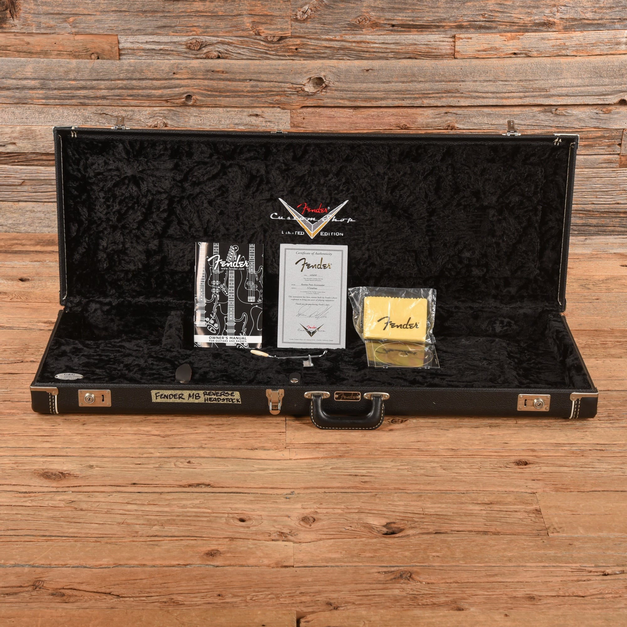 Fender Custom Shop Masterbuilt Reverse Proto Stratocaster Vintage White 2005