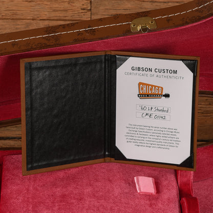 Gibson Custom 1960 Les Paul Standard Reissue "CME Spec" Chambered Sunburst 2023