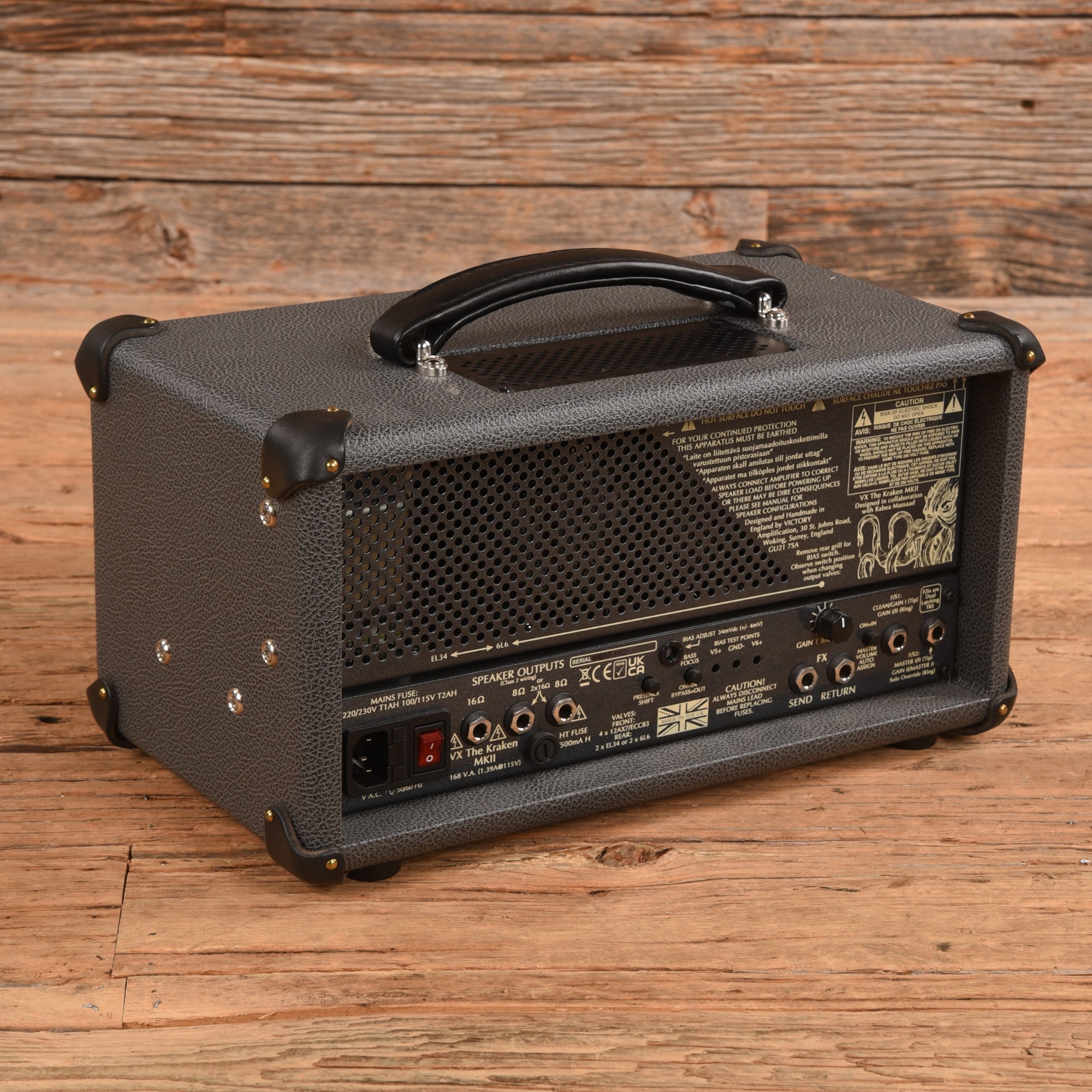 Victory VX The Kraken MKII Compact 2-Channel 50-Watt Guitar Amp Head