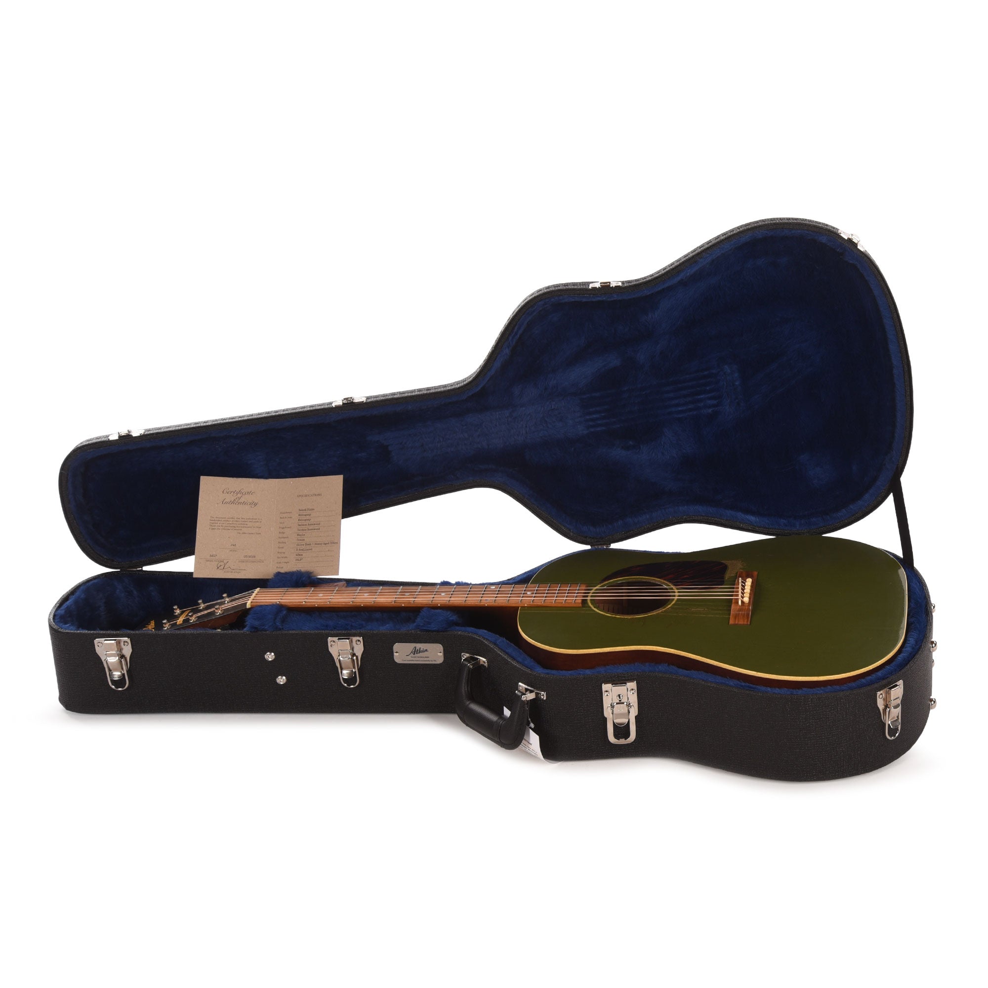 Atkin The Forty Three Spruce/Mahogany Heavy Aged Olive Drab