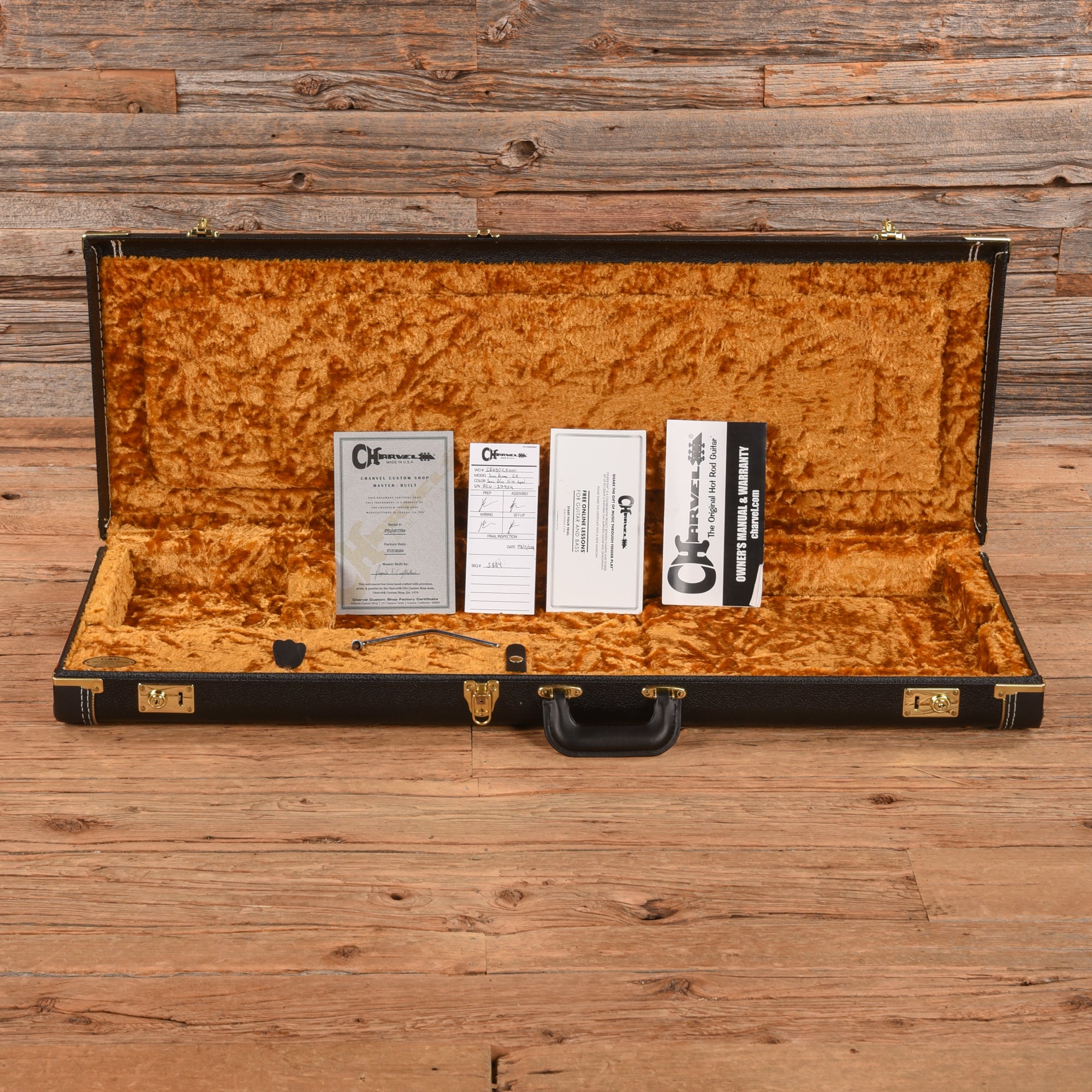 Charvel Custom Shop Music Nitro Aged Koa San Dimas Masterbuilt Pat Campolattano Sonic Blue 2024