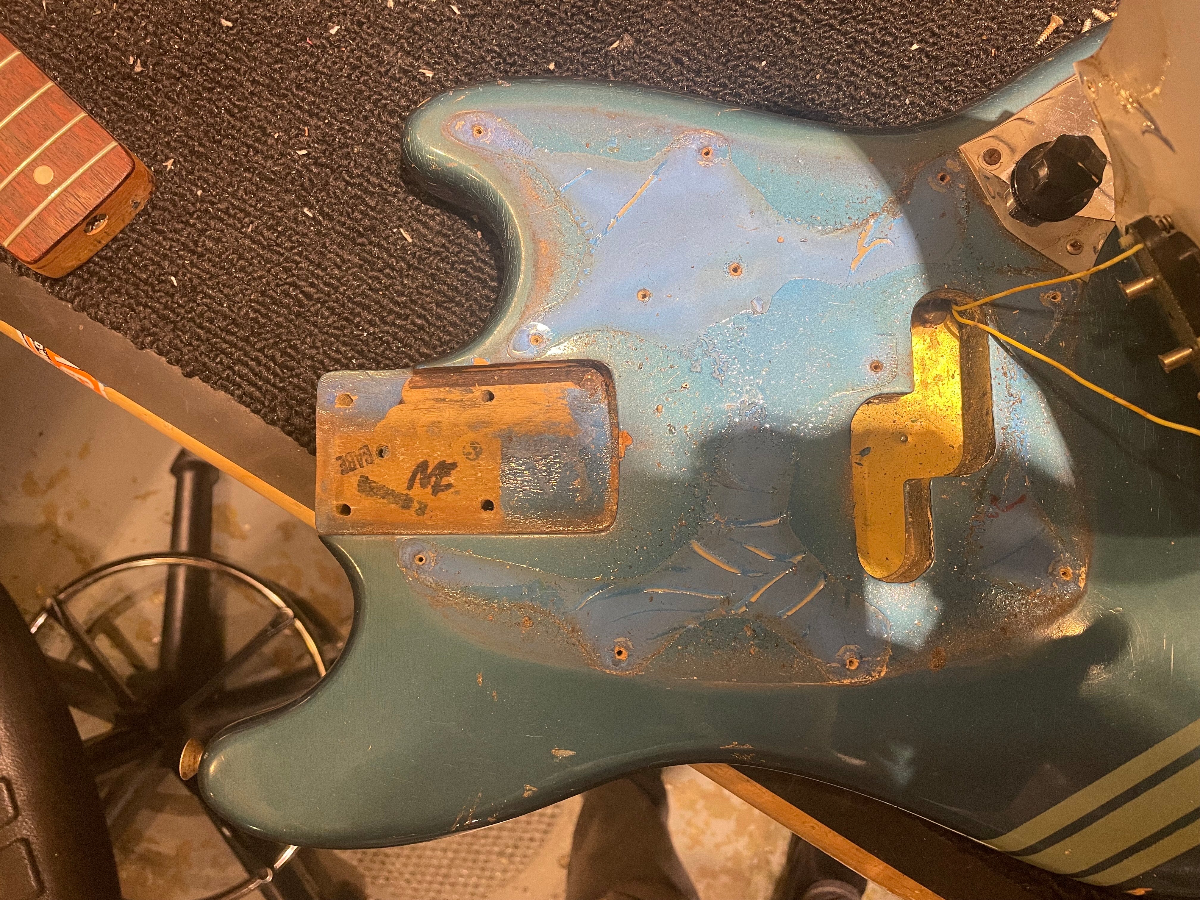 Fender Mustang Bass Competition Burgundy 1972