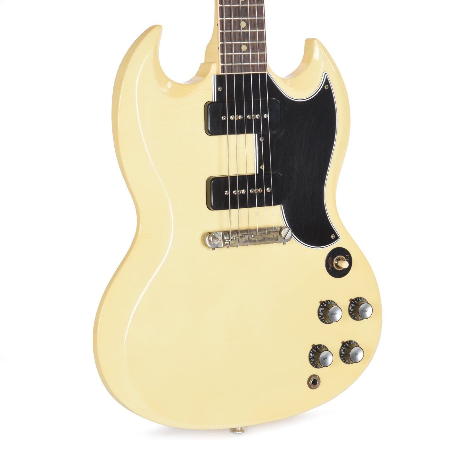 Gibson Custom Shop Murphy Lab 1963 SG Special Reissue Classic White Ultra Light Aged w/Lightning Bar