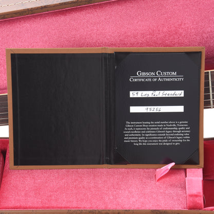 Gibson Custom Shop 1959 Les Paul Standard "CME Spec" Cherry Tea Burst VOS w/59 Carmelita Neck