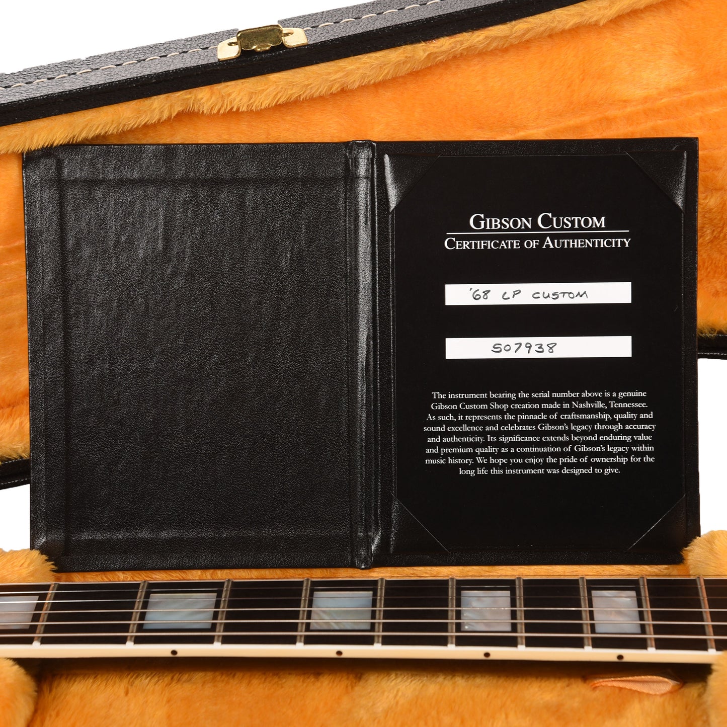 Gibson Custom Shop 1968 Les Paul Custom "CME Spec" Ebony VOS w/Custom "S" Buckers