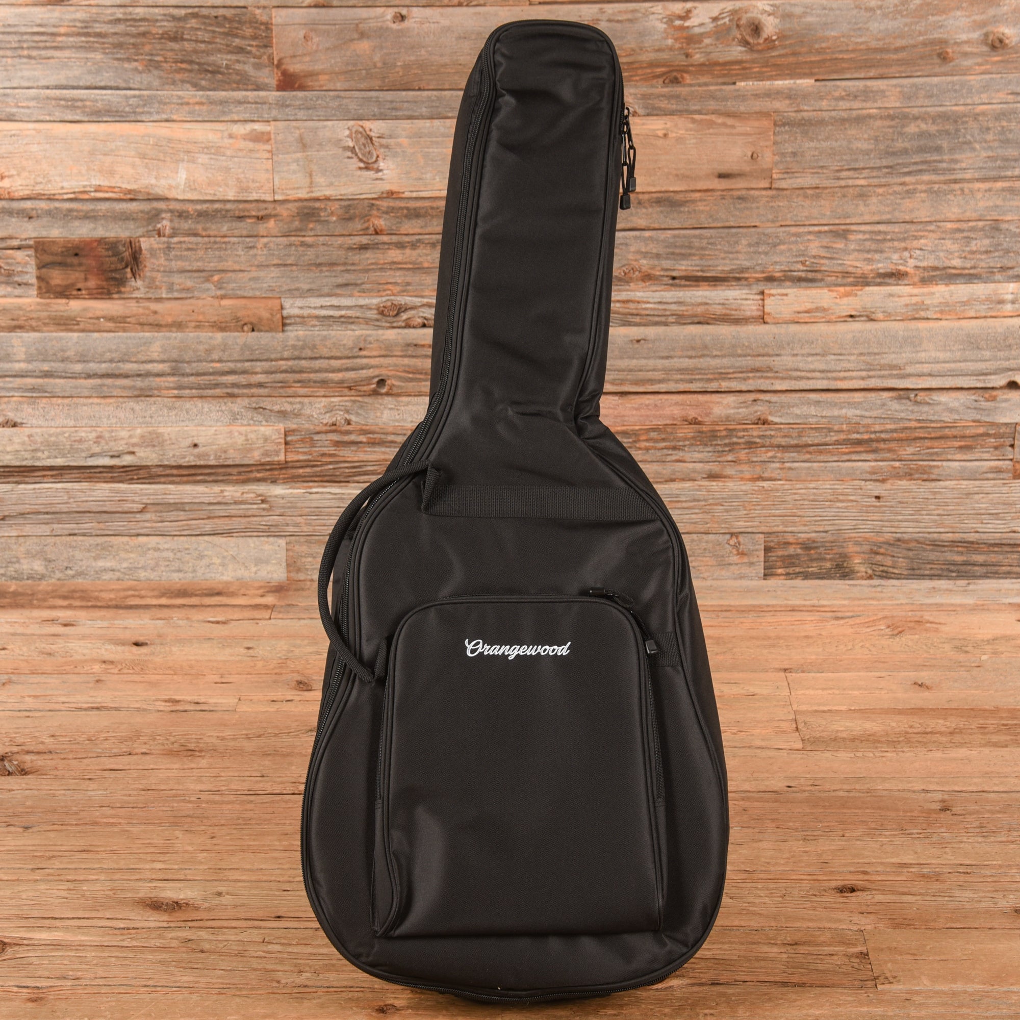 Orangewood Juniper II Baritone Black Live Rubber Bridge Acoustic-Electric Guitar