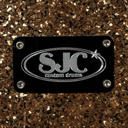SJC 12/16/22 3pc. Drum Kit Gold Sparkle