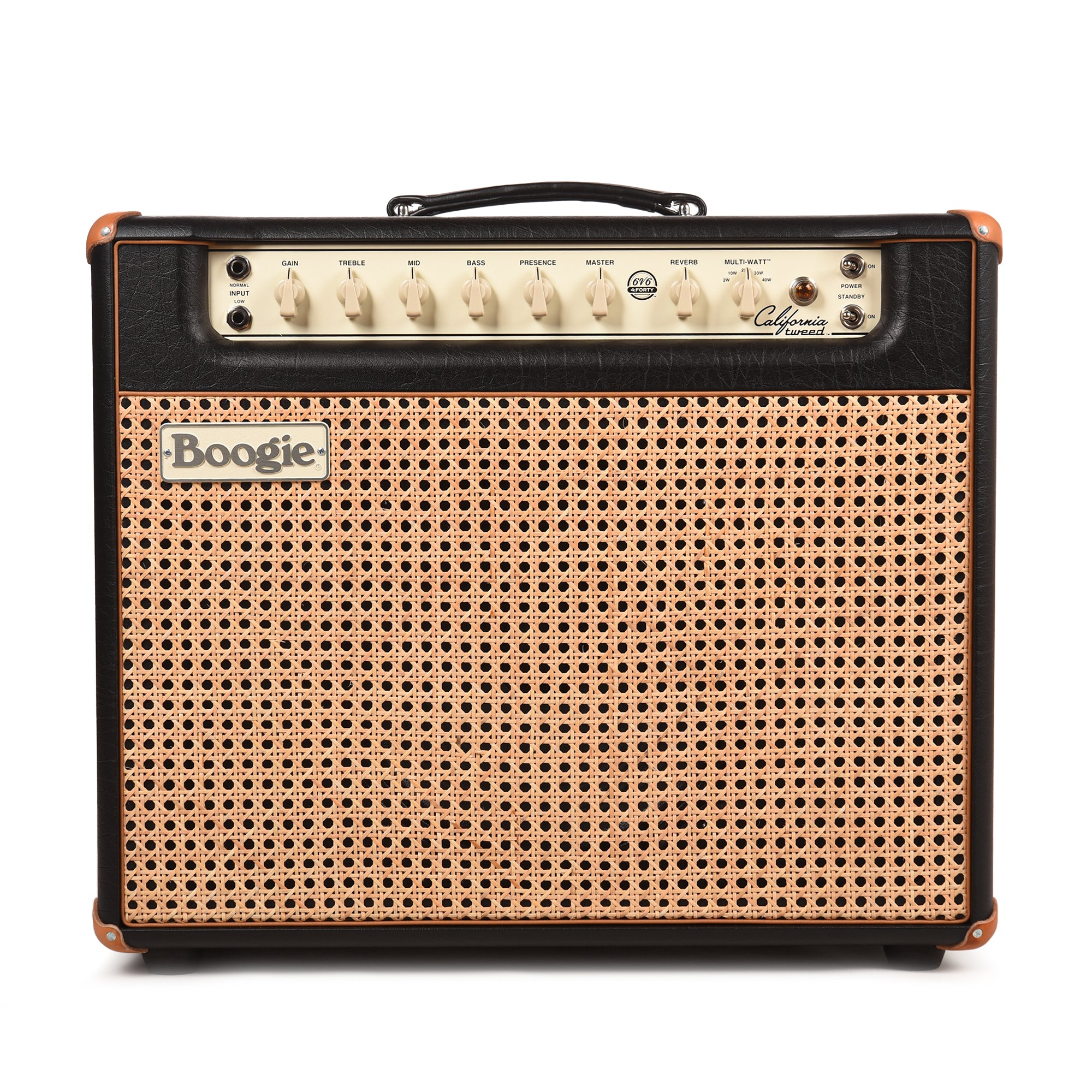Mesa/Boogie California Tweed 6V6 4:40 40W 1x12 Combo Black Taurus w/ Wicker Grill