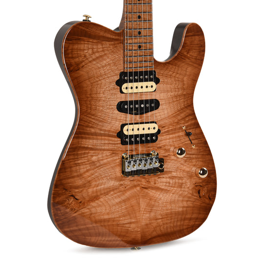 Suhr Custom Modern T Natural Burst w/CME-Selected Waterfall Burl Maple Top