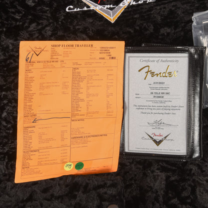 Fender Custom Shop Wildwood Spec 59 Telecaster Relic Ready Sunburst 2023