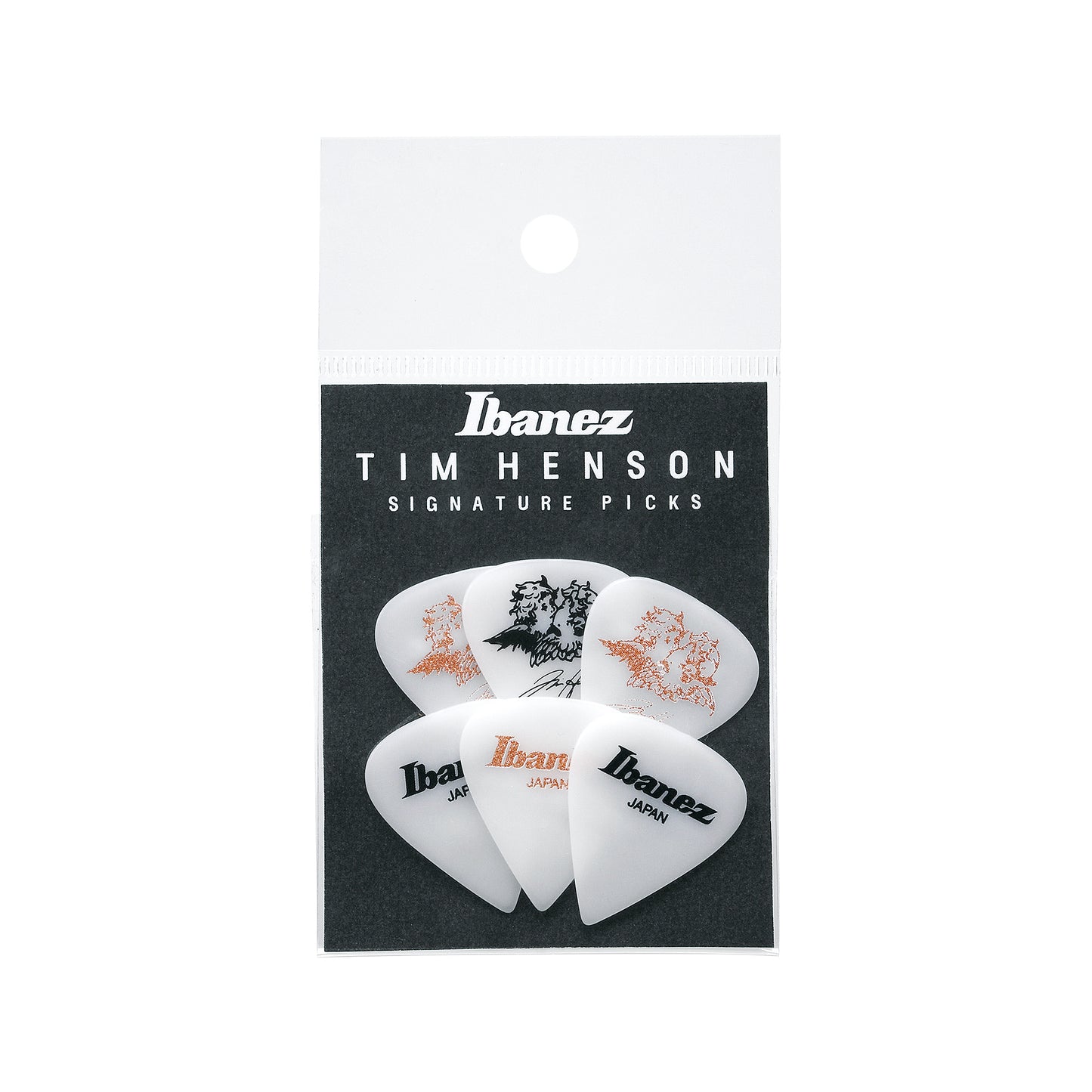 Ibanez P1000THC1 Tim Hensen Signature 1.11mm Guitar Pick Pack (6)