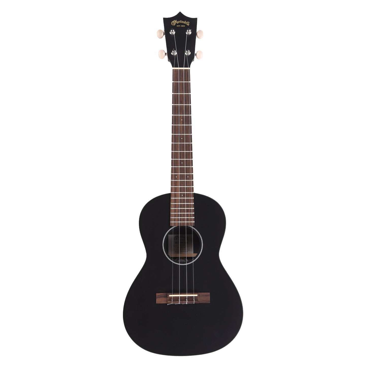 Martin X Series 0X Tenor Ukulele Black HPL LEFTY