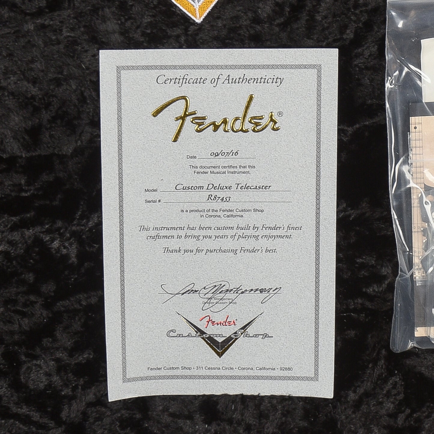 Fender Custom Shop Custom Deluxe Telecaster Natural 2014