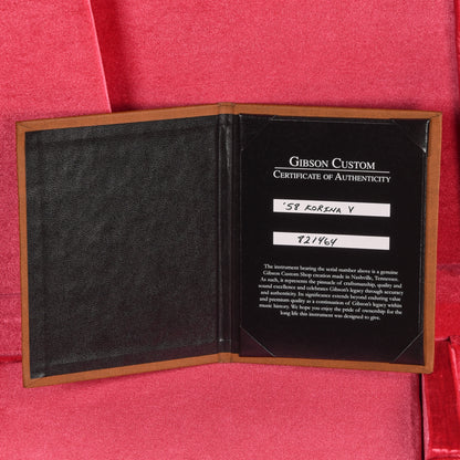 Gibson Custom '58 Flying V 2022, Korina Natural 2022