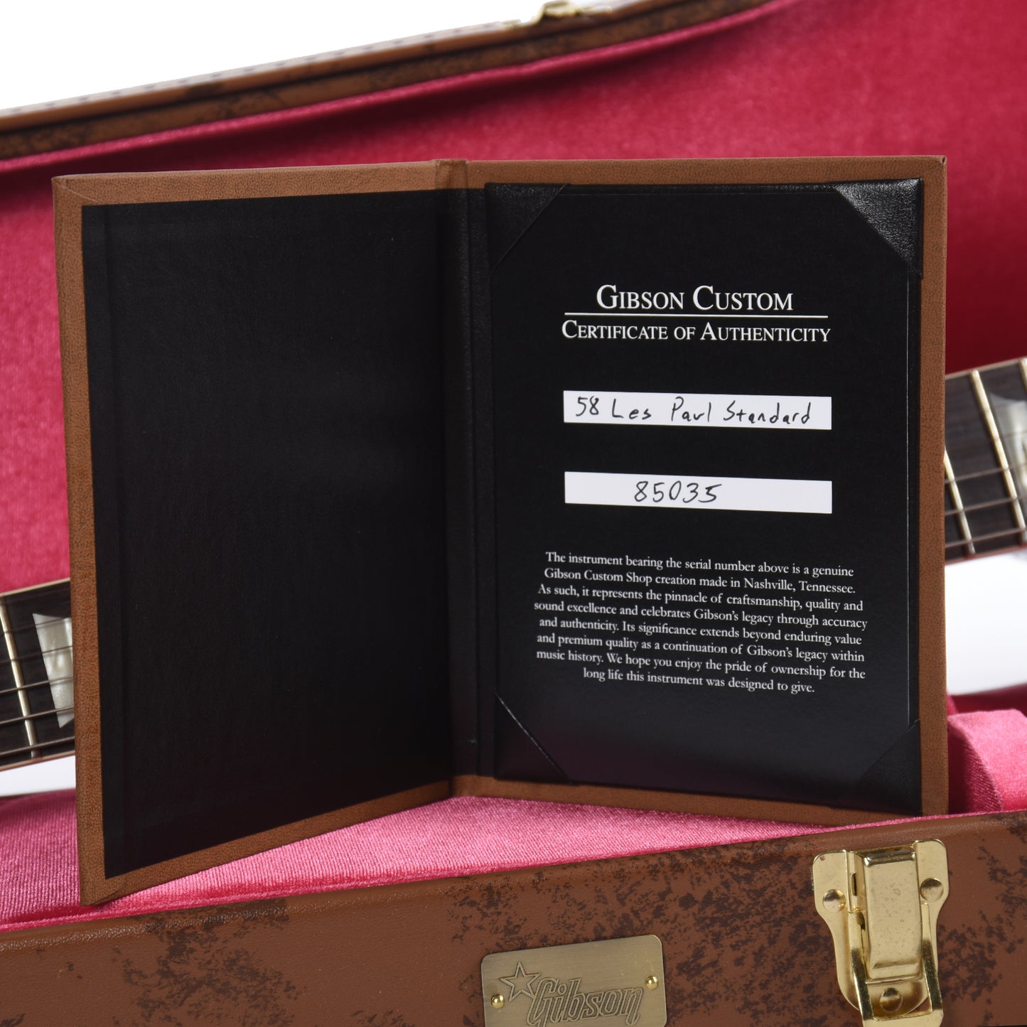 Gibson Custom Shop 1958 Les Paul Standard "CME Spec" Orange Lemon Fade VOS w/59 Carmelita Neck