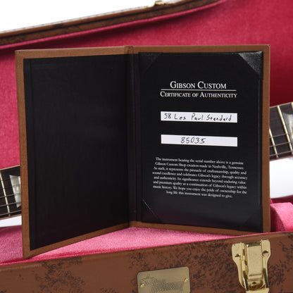 Gibson Custom Shop 1958 Les Paul Standard "CME Spec" Orange Lemon Fade VOS w/59 Carmelita Neck