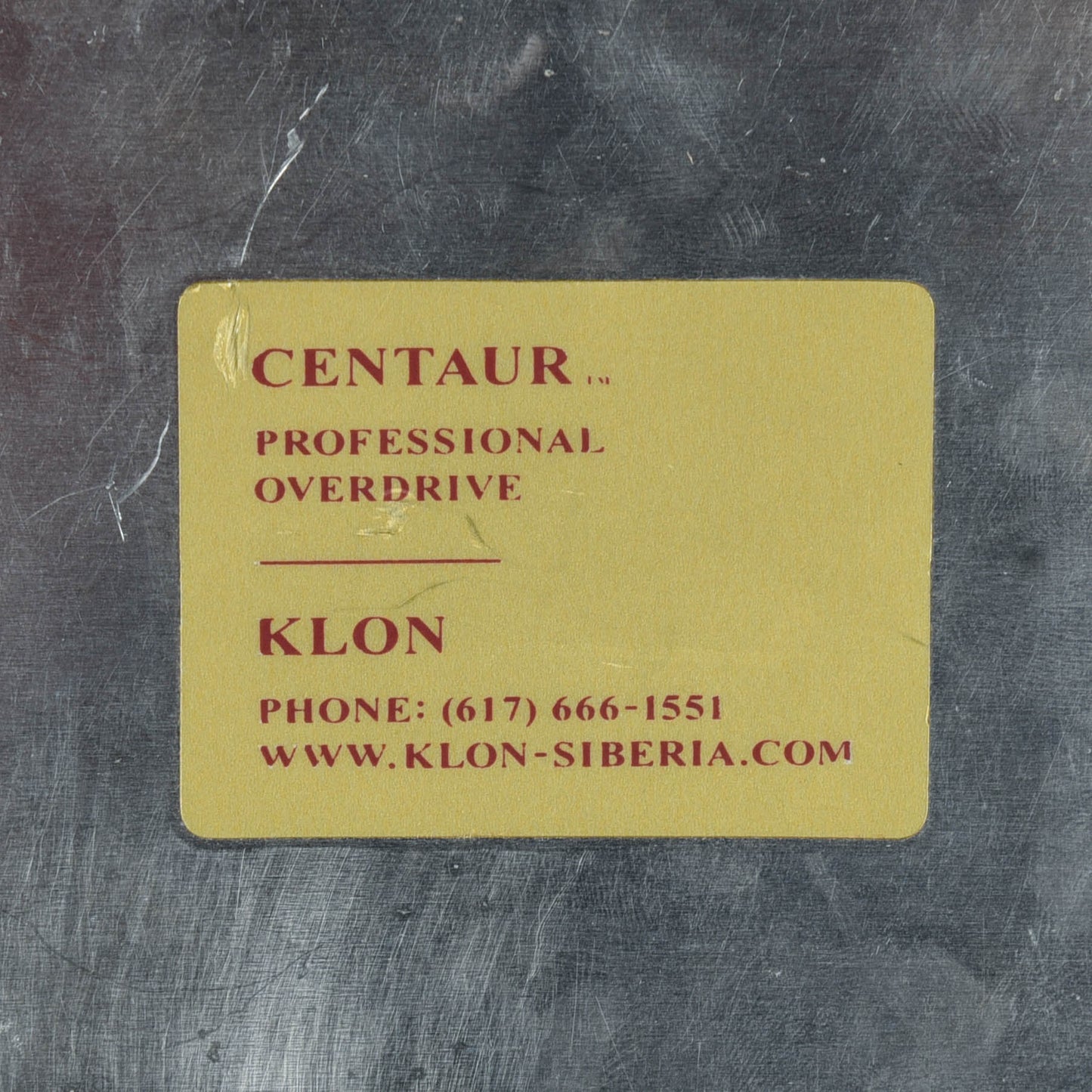 Klon Centaur Professional Overdrive "Non-Horsie"