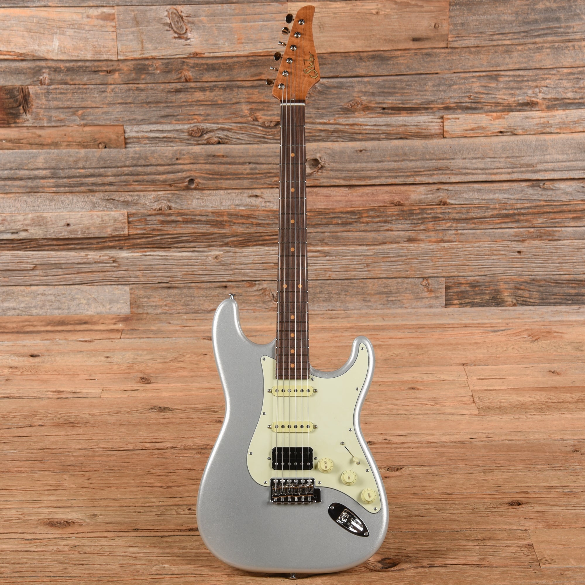Suhr Classic S HSS Firemist Silver