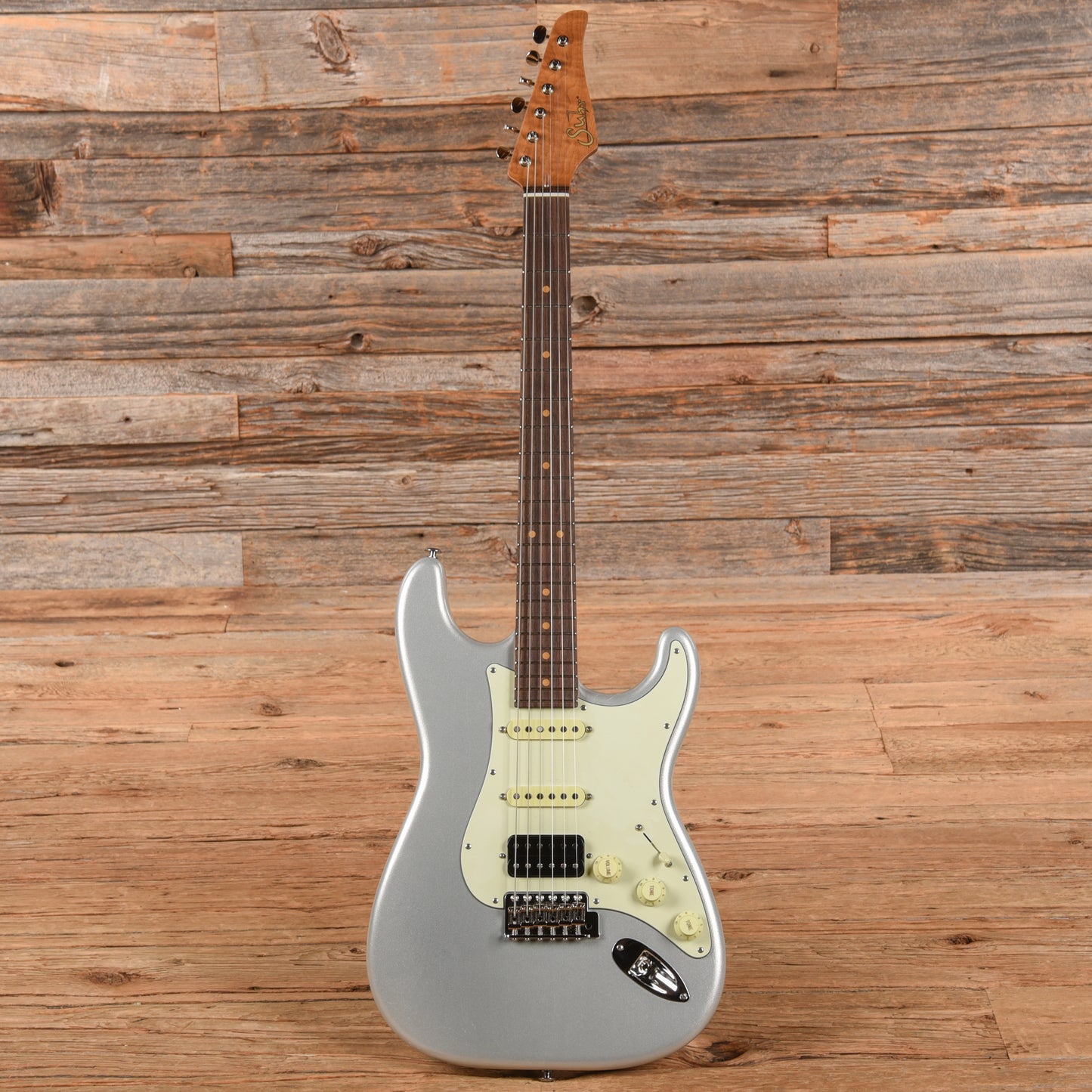 Suhr Classic S HSS Firemist Silver