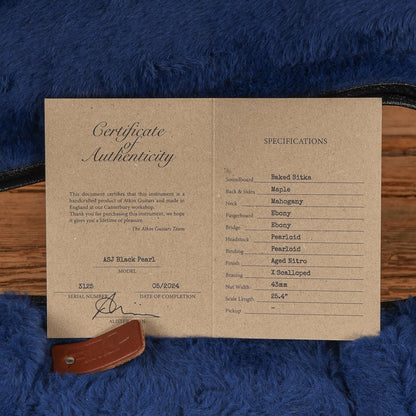 Atkin ASJ Black Pearl Aged Black